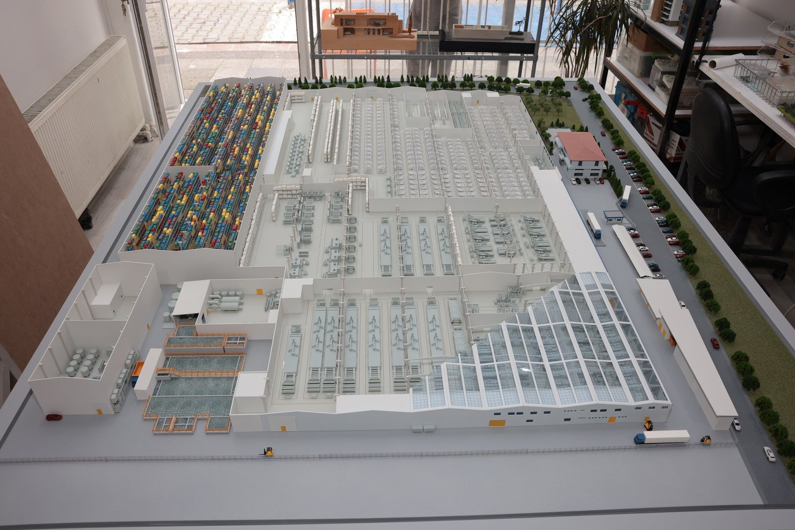 Marsan fabrika maketi – 1/150 ölçek