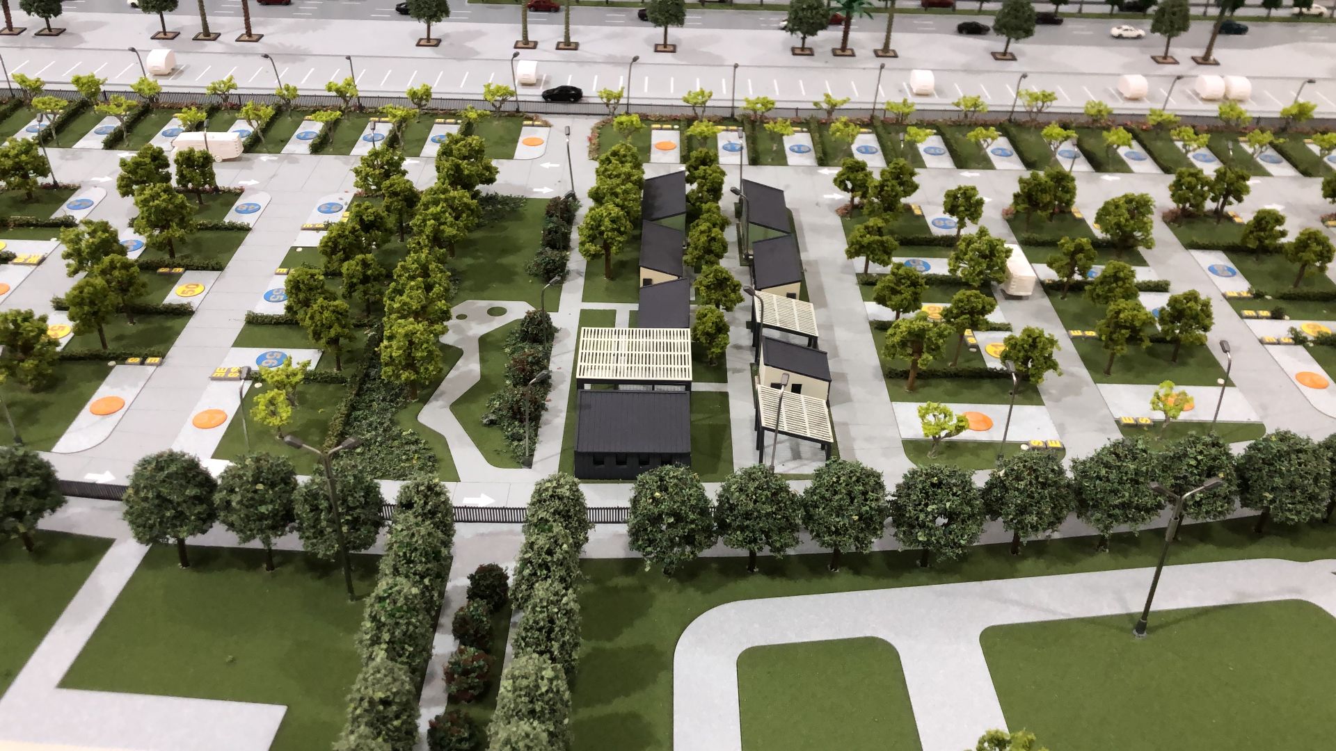 Maltepe Karavan Park peyzaj maketi – 1/200 ölçek