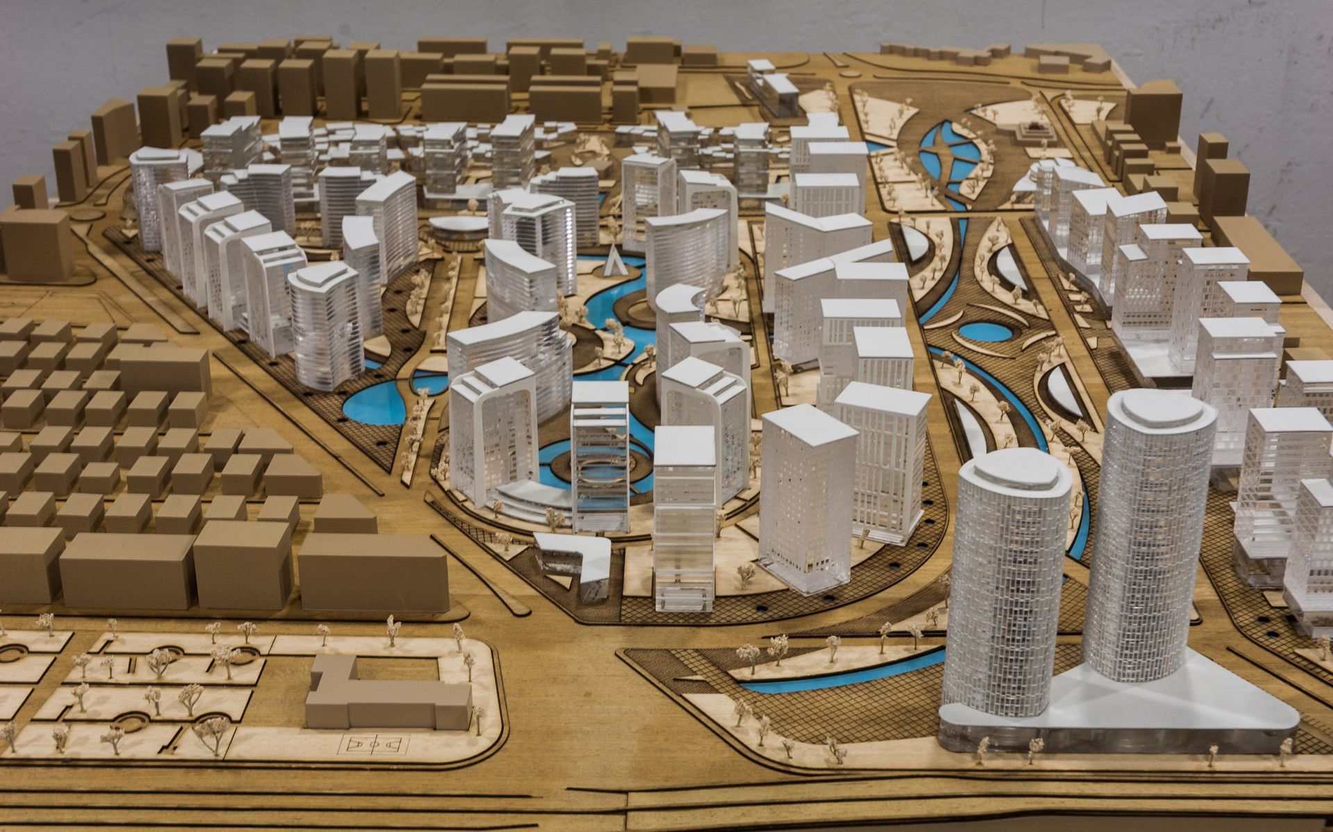 Kayseri Sahabiye masterplan maketi – 1/1000 ölçek