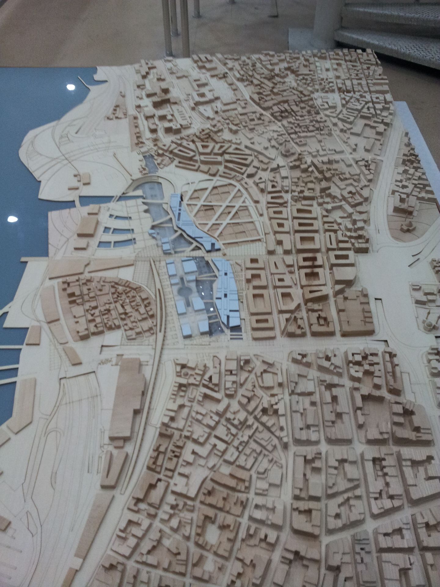 Yenikapı Transfer Merkezi yarışma maketi – 1/500 ölçek